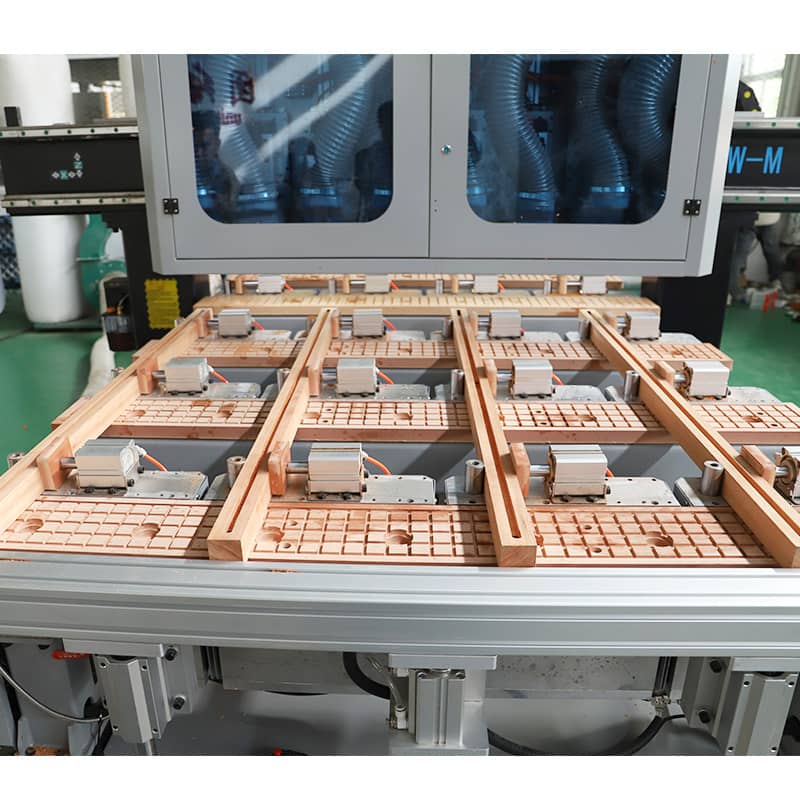 Tavol tavolo da fresatura a fessura in legno massello CNC