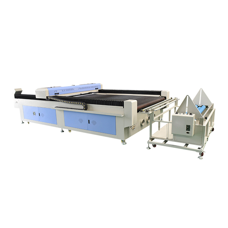 Mano di taglio in tessuto di cotone purificato macchina laser
